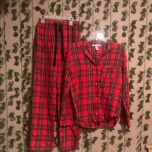 Victoria's Secret Red Pajama Set